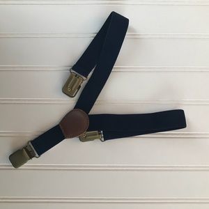 Janie and Jack Navy Suspender